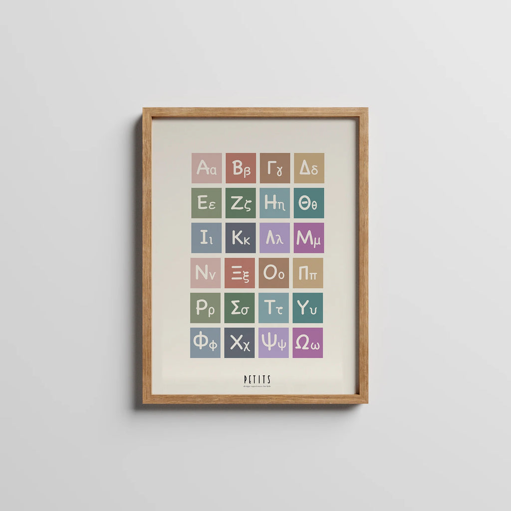 Greek Alphabet (upper and lower case letters)