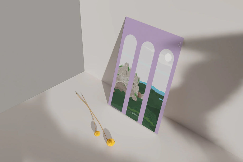 Thou | Cardpostal inspired from Greece