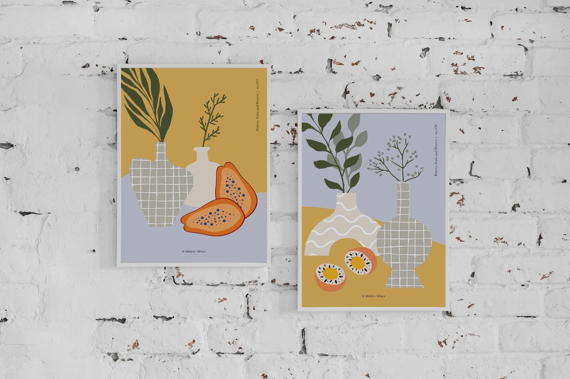 Pottery, Fruits & Flowers | no. 458