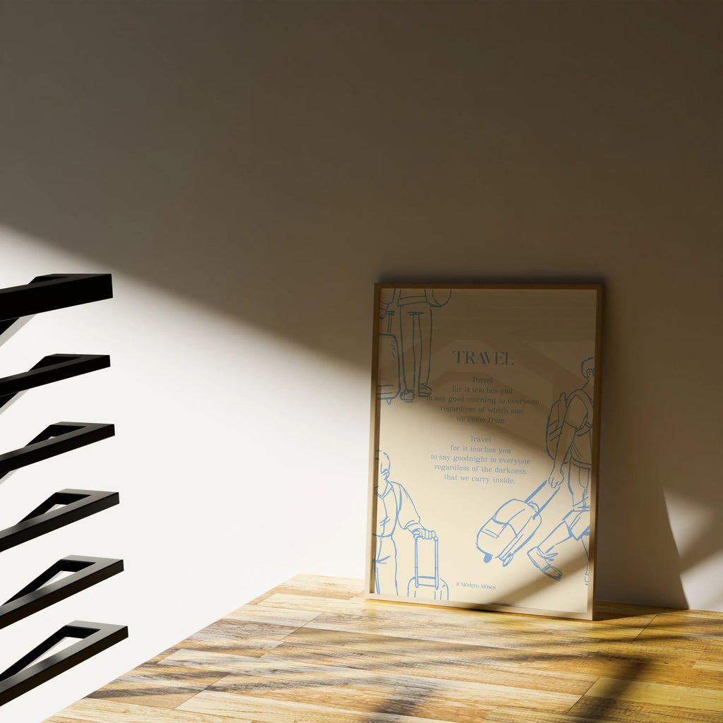 Travel | Framed Poemprint