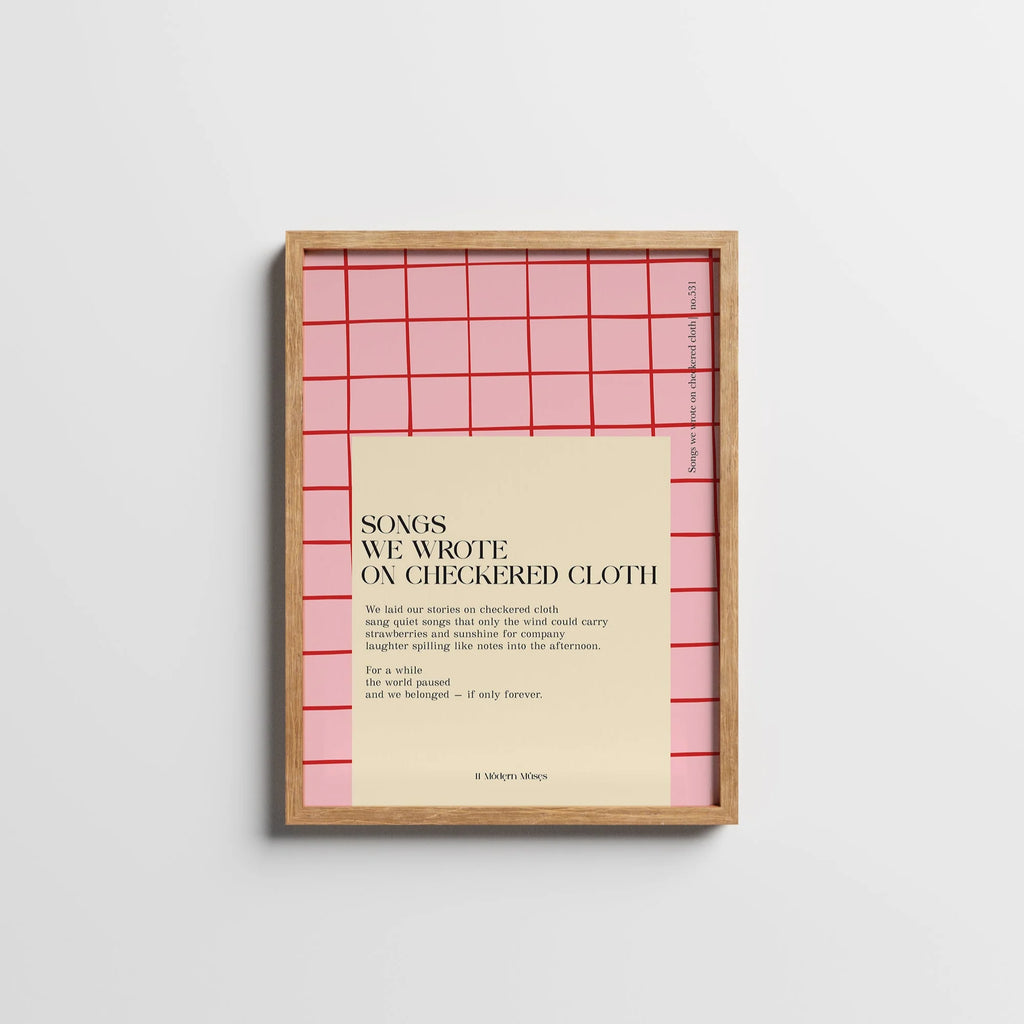 Songs We Wrote on Checkered Cloth | no. 531