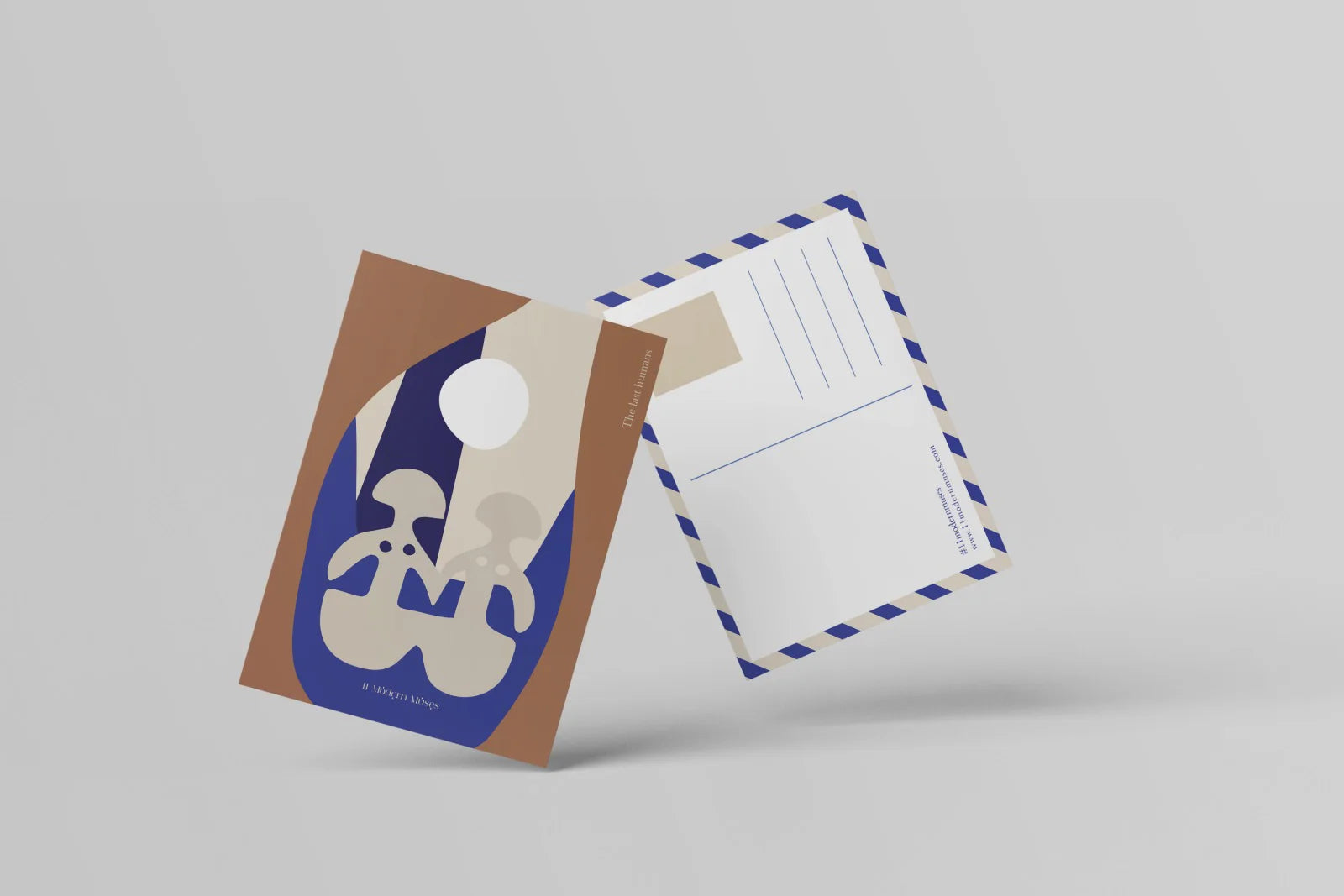 The Last Humans | Cardpostal inspired from Greece