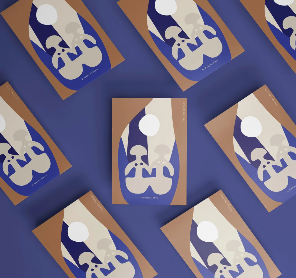 The Last Humans | Cardpostal inspired from Greece