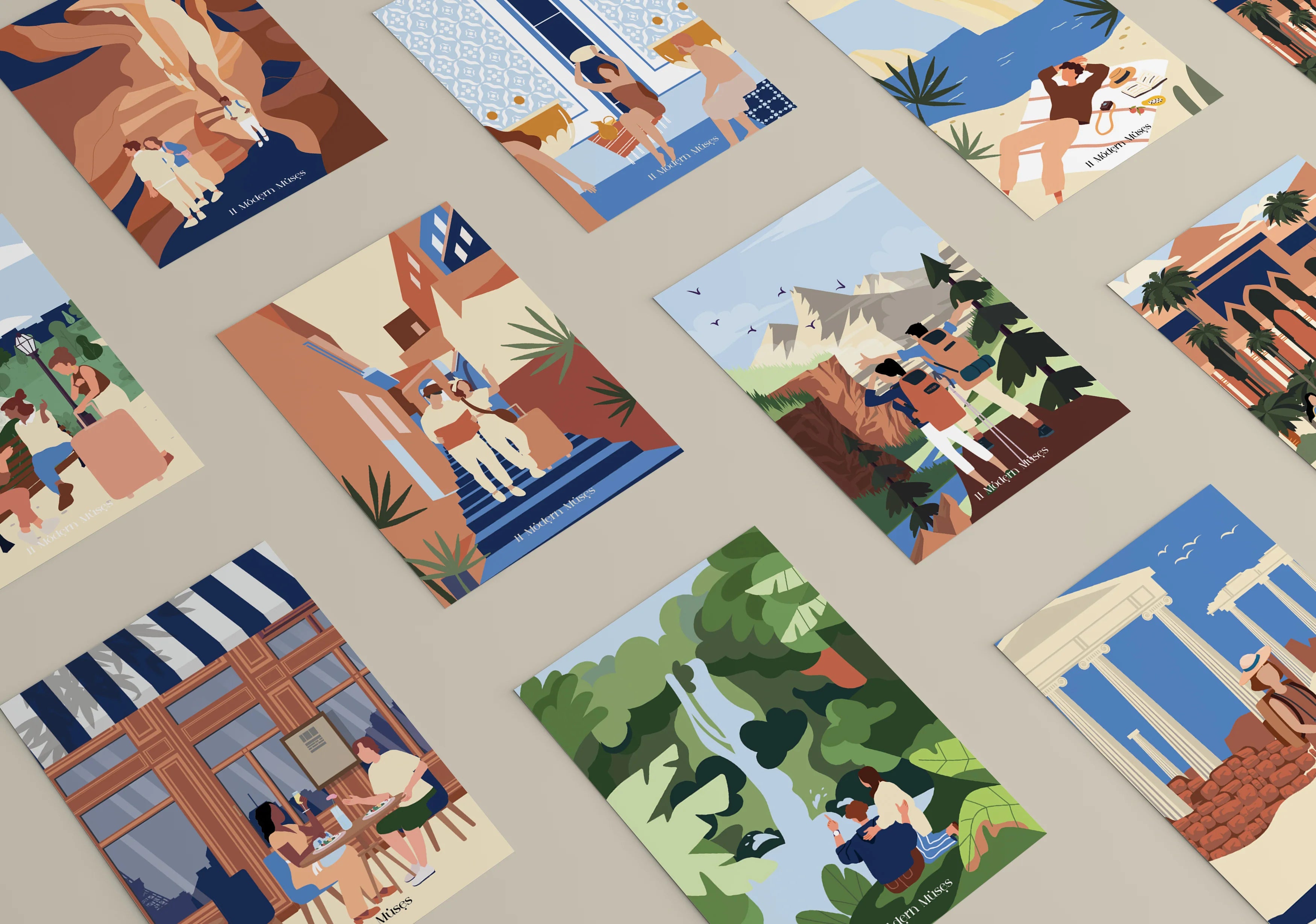 Travel Cardpostals | Pack of 10