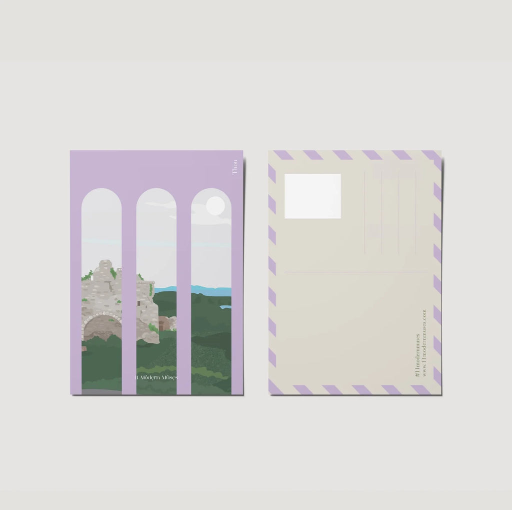 Thou | Cardpostal inspired from Greece
