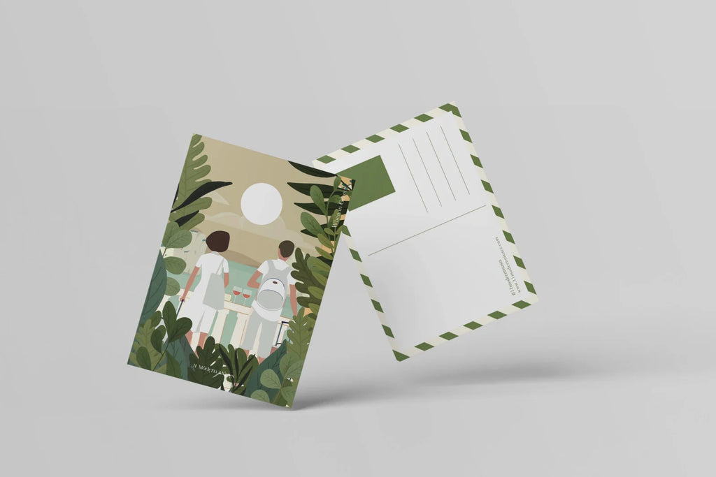 When in Greece | Cardpostal inspired from Greece